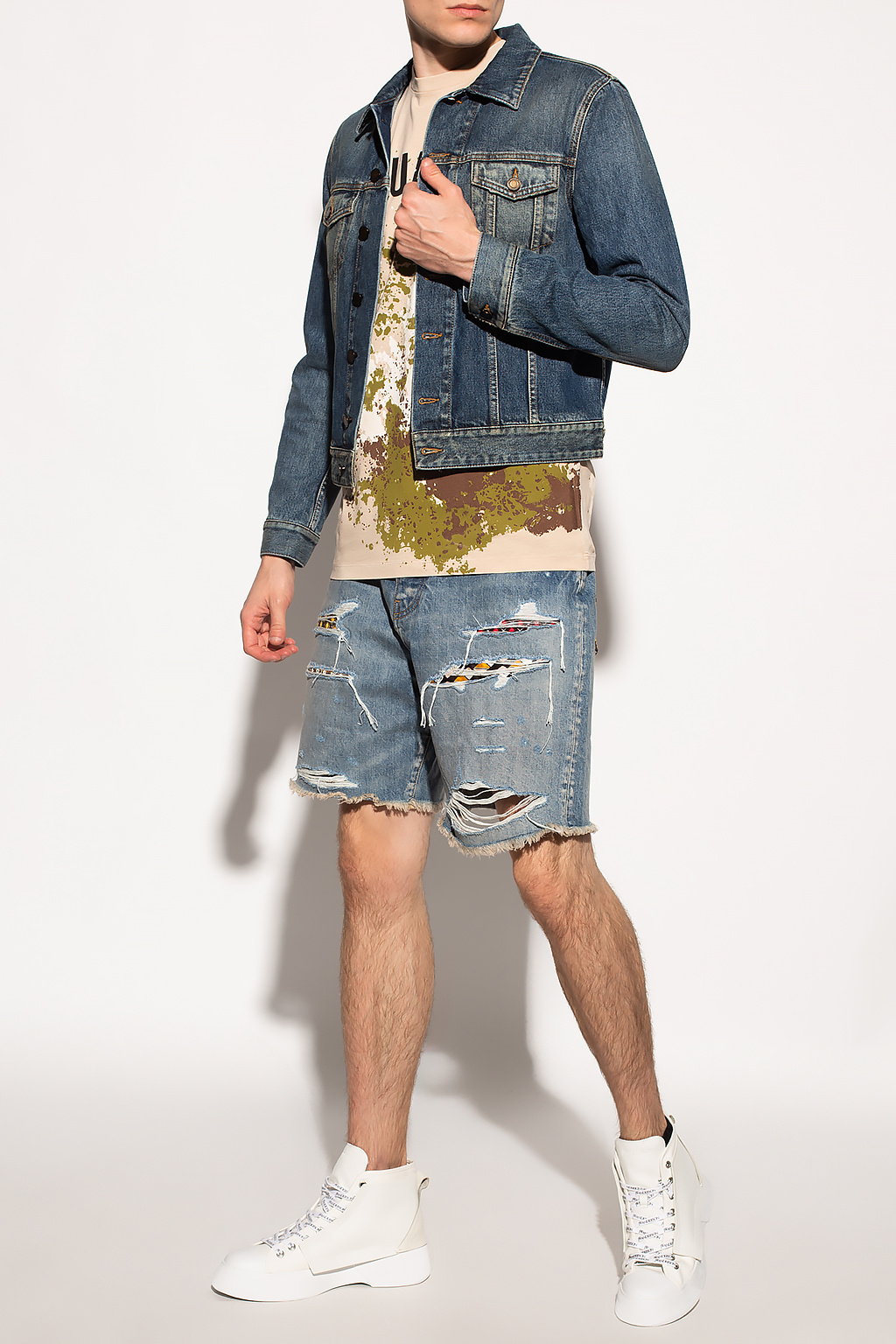 Amiri short cheap jeans